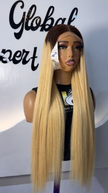 Blonde Donor Bone Straight, 30 Inches, 350g
